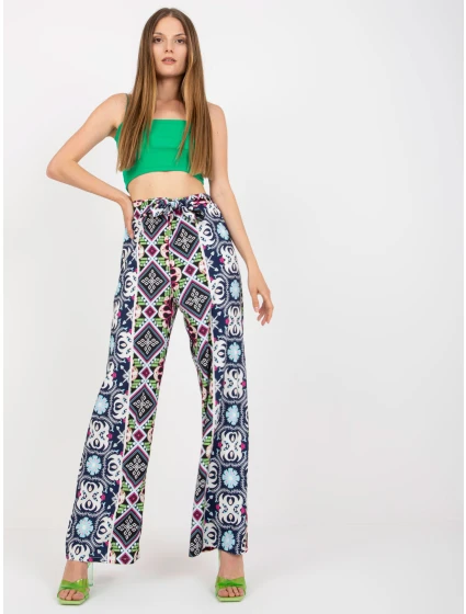 DHJ SP 13587 kalhoty.66P černá a modrá