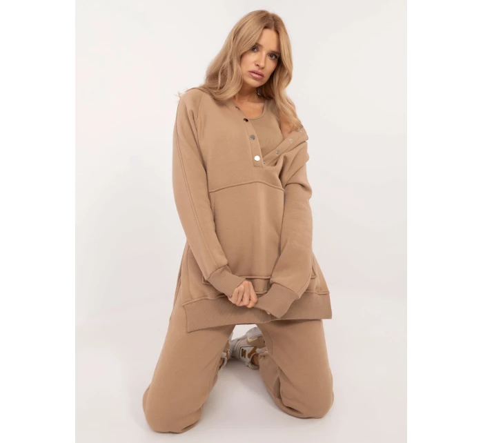 Komplet EM KMPL model 20576481 ciemny bezowy - FPrice Komplet EM KMPL model 20576481 ciemny bezowy - FPrice