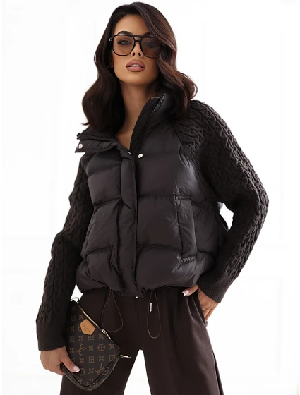 Kurtka MBM KR model 22346069 ciemny brązowy - FPrice Kurtka MBM KR model 22346069 ciemny brązowy - FPrice