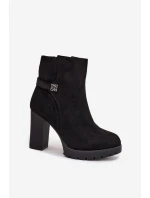 Boty na podpatku  model 218076 Step in style