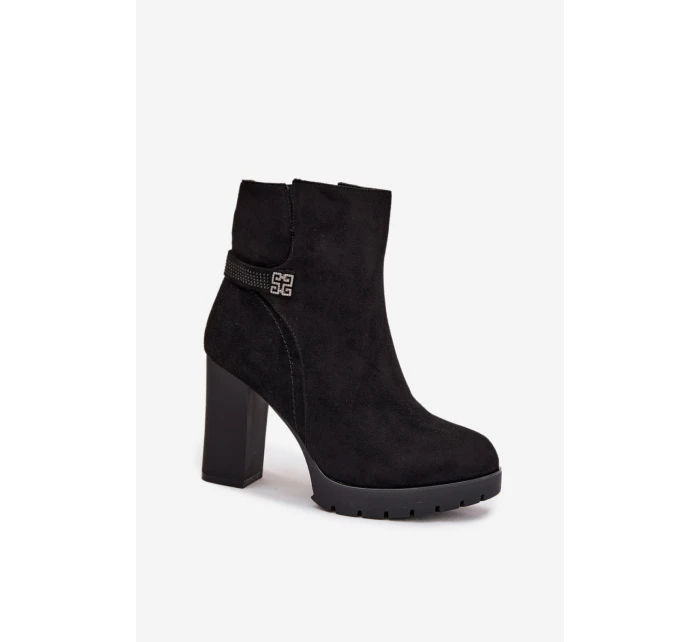 Boty na podpatku  model 218076 Step in style