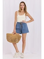 ~Szorty jeansowe model 228178 Italy Moda ~Szorty jeansowe model 228178 Italy Moda