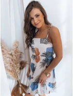 SHINE krémové šaty FashionStreet EY2296 SHINE krémové šaty FashionStreet EY2296