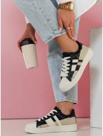 JUNOMI dámské tenisky na platformě černé FashionStreet ZY0860 JUNOMI dámské tenisky na platformě černé FashionStreet ZY0860