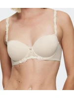 Dámská podprsenka Wild Azalea Florale WHP - BROWN - sv. béžová 00RB - TRIUMPH