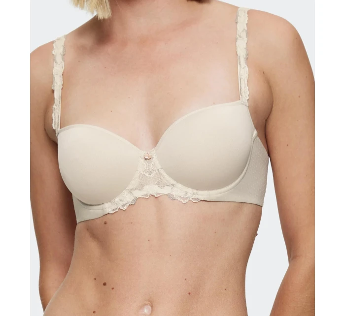 Dámská podprsenka Wild Azalea Florale WHP - BROWN - sv. béžová 00RB - TRIUMPH