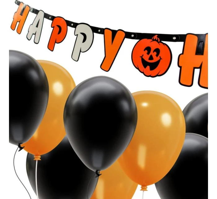 DEKORATIVNÍ SADA HAPPY HALLOWEEN 14 POLOŽEK