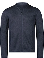 Tee Jays TJ 9615 Pánská melanžová pletená fleecová bunda 18.9615 navy melange