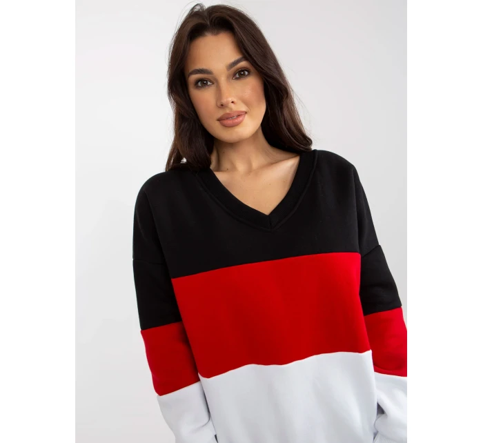 Mikina RV BL 8377.89 černá a červená