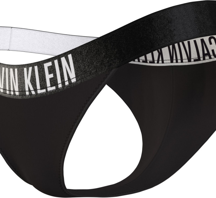 Dámské plavky spodní díl Brazilian Bikini Bottoms Intense Power KW0KW01984BEH černá - Calvin Klein