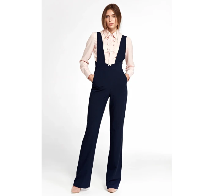 Dámský overal model 18124482 tmavě modrý - Nife Dámský overal model 18124482 tmavě modrý - Nife