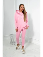 Sada mikiny, topu a legín 24349 světle růžová -Kesi