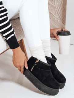 Dámské sněhule na platformě černé FashionStreet ZY1052