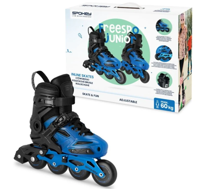 Kolečkové brusle Spokey Freespo Jr SPK-944658 r. 31-34