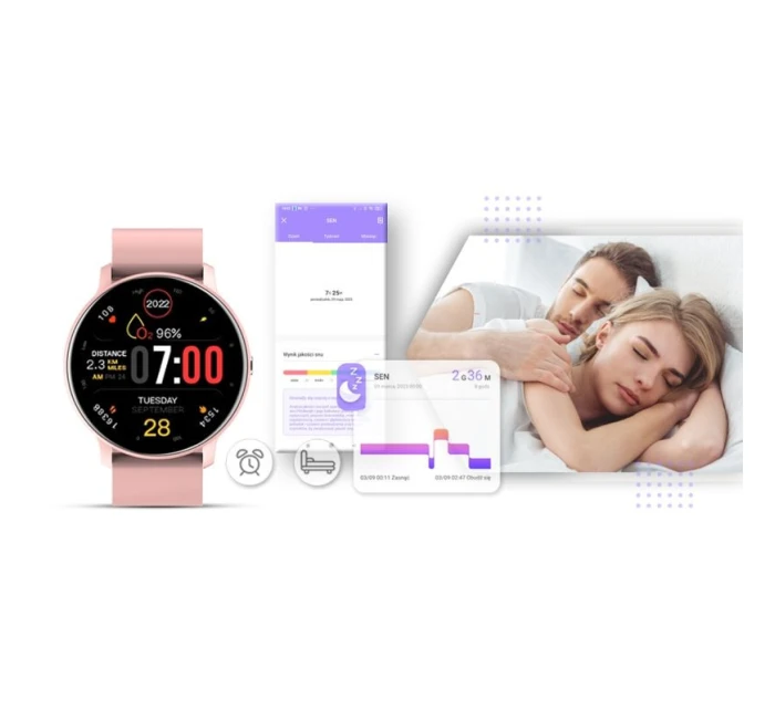 GIEWONT Pink GW120-1 Smartwatch