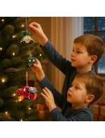 DEKORACE ZÁVĚSNÁ CETKA KARAVAN ZELENÁ DEKORACE ZÁVĚSNÁ CETKA KARAVAN ZELENÁ