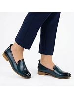 Dámské lakované boty lords navy blue Potocki 19337