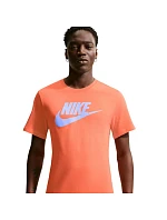 Pánské tričko Nike Nsw Tee Icon Futura, oranžové, AR5004 835 Pánské tričko Nike Nsw Tee Icon Futura, oranžové, AR5004 835
