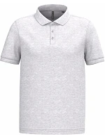 K 254 Pánské piqué polo model 22421977 ash heather - Kariban