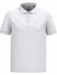 K 254 Pánské piqué polo model 22421977 ash heather - Kariban