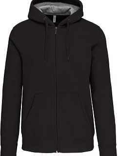 K 444 Mikina s kapucí z těžké bavlny model 22509255 dark grey - Kariban