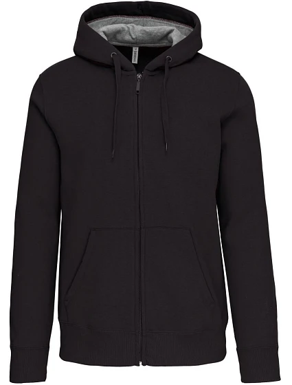 K 444 Mikina s kapucí z těžké bavlny model 22509255 dark grey - Kariban