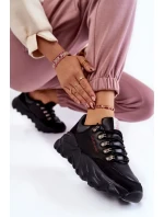 Dámské Tenisky na platformě Cross Jeans KK2R4073C černe Dámské Tenisky na platformě Cross Jeans KK2R4073C černe