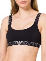 Bralette sportovní podprsenka 163651 1P227 00135 tmavě modrá - Emporio Armani