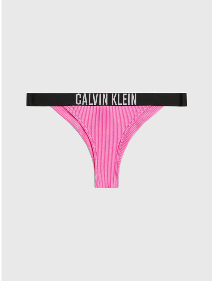 Dámské plavkové kalhotky KW0KW02392 TOZ růžové - Calvin Klein