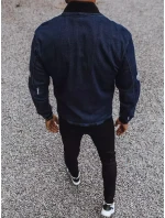 Pánská černá bunda FashionStreet TX4108 Pánská černá bunda FashionStreet TX4108