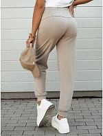 Dámské tepláky SMILL beige FashionStreet UY2112 Dámské tepláky SMILL beige FashionStreet UY2112
