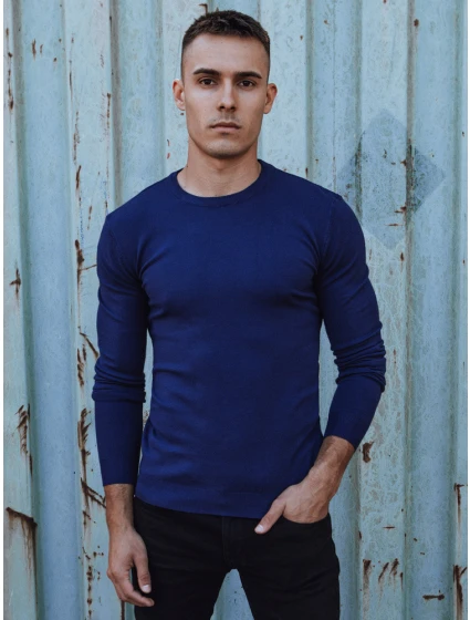 Pánský klasický modrý svetr Dstreet model 21979974 - FashionStreet