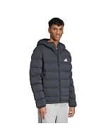 Pánská péřová bunda adidas Helionic Climawarm Stretch Hooded Jacket Black JN2114 pánské oblečení