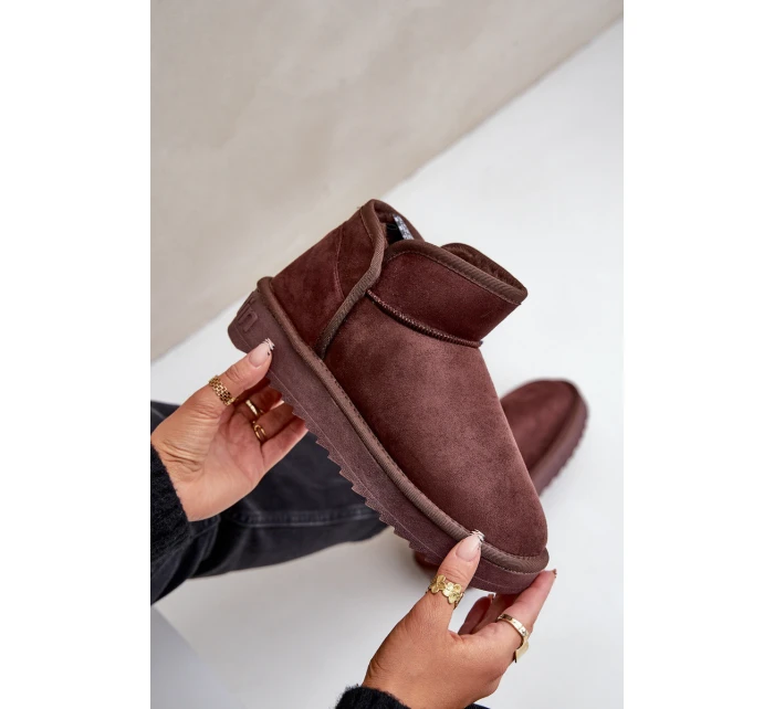 Sněhule Na Platformě Dámské D.Franklin DFSH370010 Čokoládové