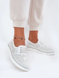 Dámské Polobotky Na Klínku Bílé model 21691194 - EVENTO