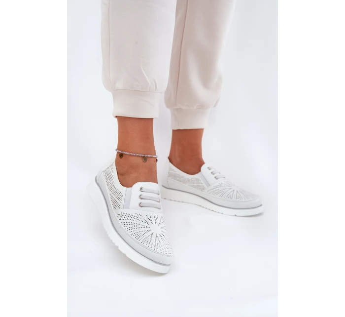 Dámské Polobotky Na Klínku Bílé model 21691194 - EVENTO