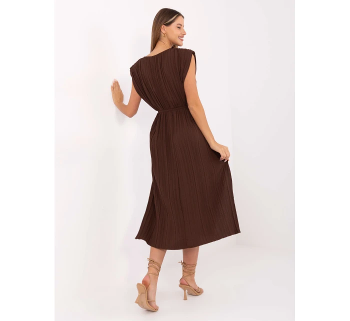 Sukienka DHJ SK model 21234064 ciemny brązowy - FPrice