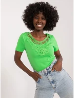 Bluzka PM BZ model 21153753 jasny zielony - FPrice Bluzka PM BZ model 21153753 jasny zielony - FPrice