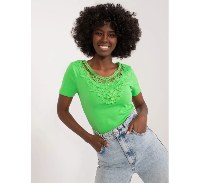 Bluzka PM BZ model 21153753 jasny zielony - FPrice Bluzka PM BZ model 21153753 jasny zielony - FPrice