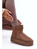 Veganské voděodolné sněhule na platformě D.Franklin Tmavě béžová Veganské voděodolné sněhule na platformě D.Franklin Tmavě béžová