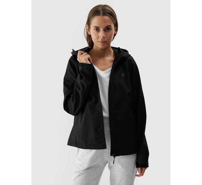 Dámská softshellová větruodolná bunda membrána 5000 4F - černá Dámská softshellová větruodolná bunda membrána 5000 4F - černá