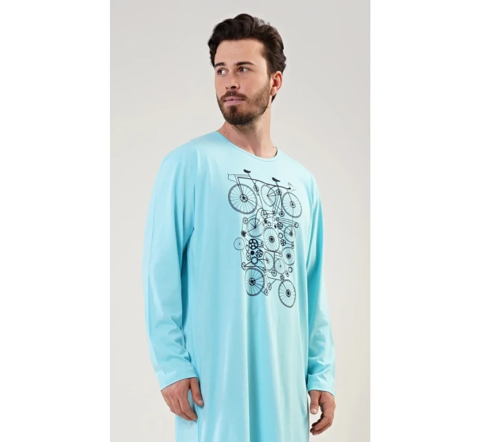 Pánská noční košile s dlouhým rukávem Kolo