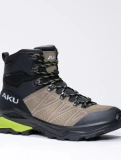 pánská trekingová sportovní obuv model 21940843 Goretex kožená černá zelená - Aku