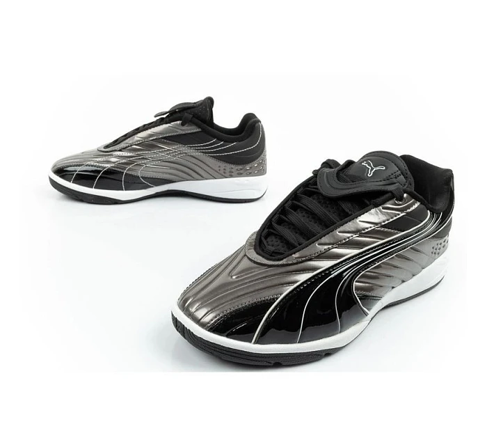 Puma sportovní obuv pro mládež tenisky V-S2 Goalgetter fashion silver