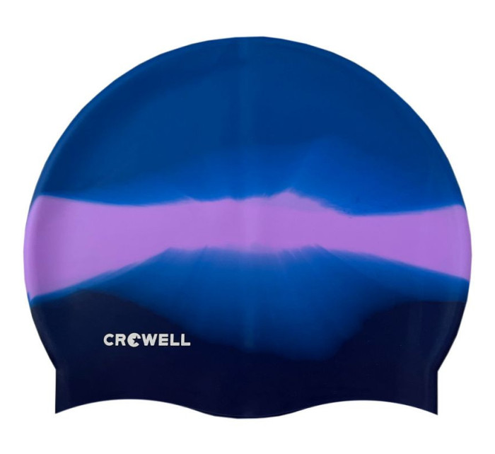 Crowell Multi Flame silikonová plavecká čepice kol.21