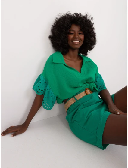 Šortky DHJ SN 2598.29X zelené