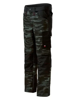 Vertex Camo pracovní kalhoty pánské camouflage dark gray