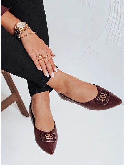 Dámské baleríny ZY1060 bordó - FashionStreet Dámské baleríny ZY1060 bordó - FashionStreet