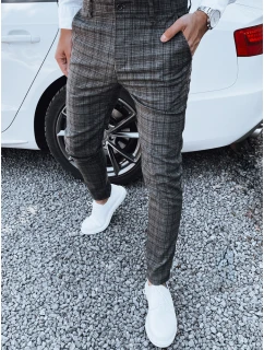 Pánské tmavě šedé kalhoty FashionStreet UX4404