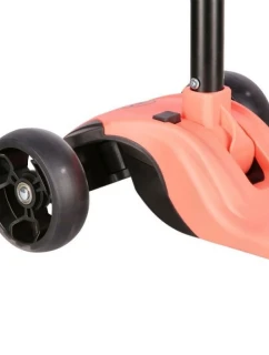 Dětská koloběžka NILS FUN HLB122 LED růžová